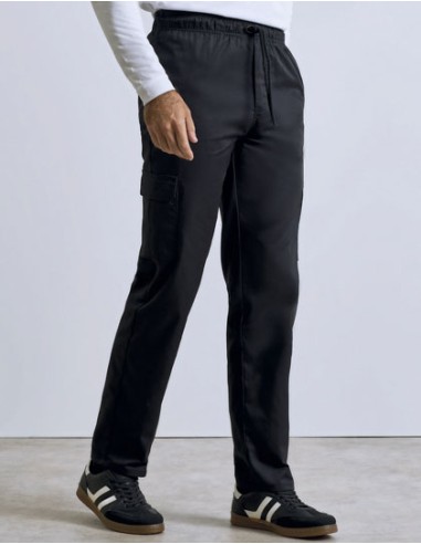 PRE-PR555-Essential Chefs Cargo Pocket Trousers